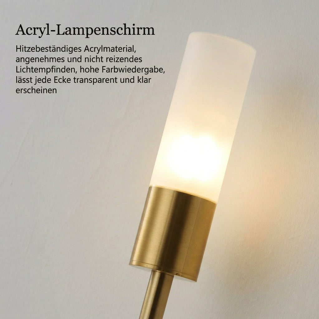 Skandinavische Wandleuchte Goldene Linie