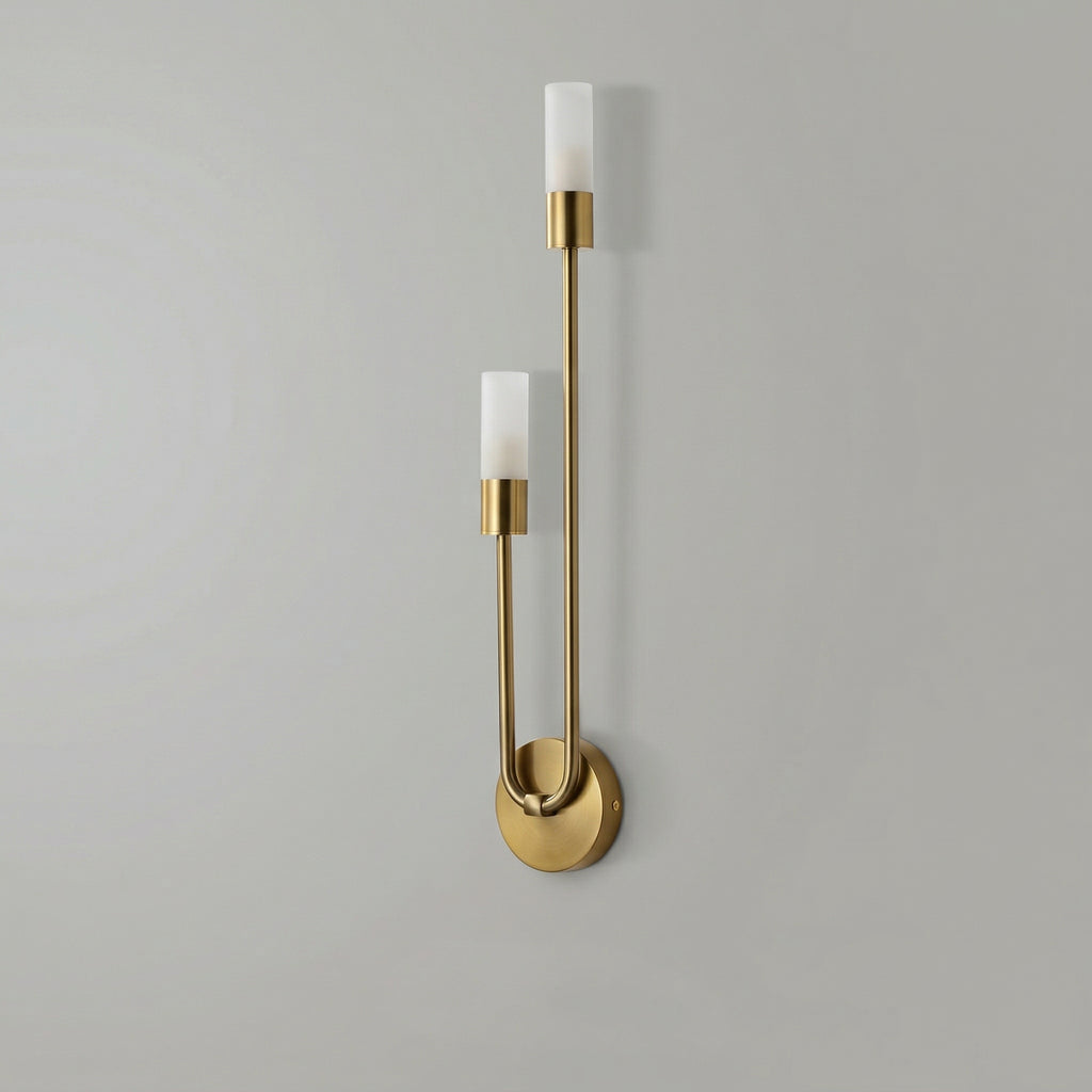 Skandinavische Wandleuchte Goldene Linie